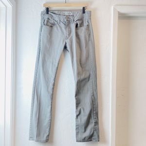 Express Men’s Straight Grey Wash  Jeans Size: 30x32